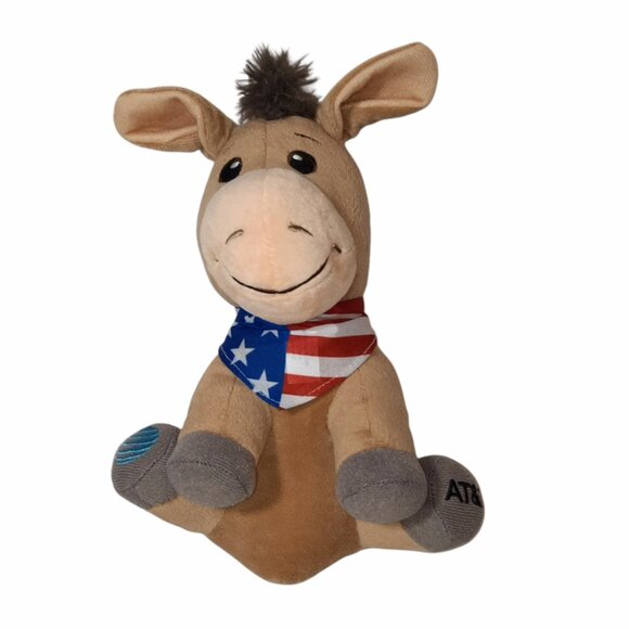 AT&T Milwaukee DNC 2020 Democratic National Convention Donkey Horse Plush Toy 9" - Picture 1 of 8